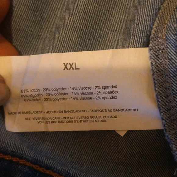 NWT Social Standard by Sanctuary Women's Jean Jacket Size:XXL - Picture 3 of 11